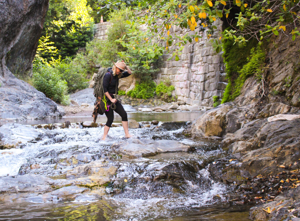 Wheeler Gorge rock climb approach