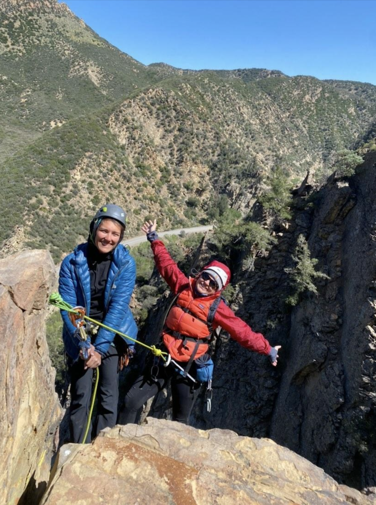 multi pitch sport climbing in ojai