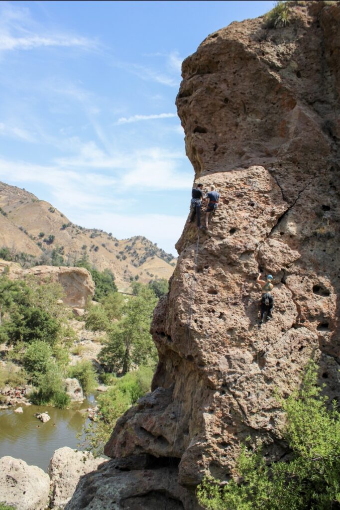 rock climbing in malibu creek