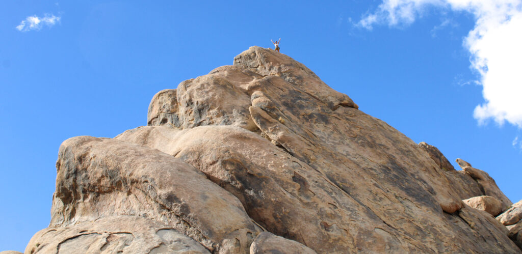 rock climbing in alabama hills on los angeles to lake tahoe road trip