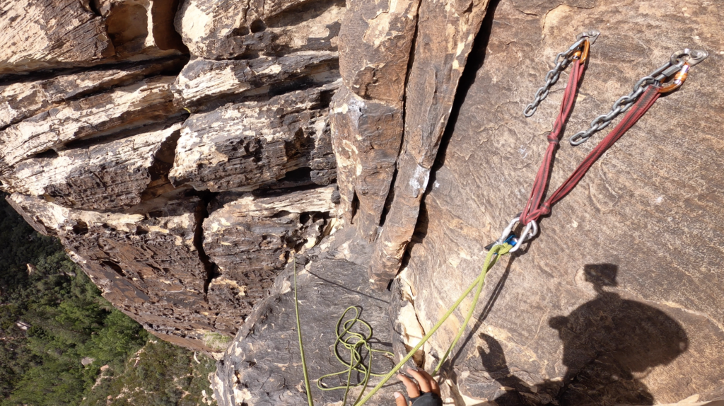 multi pitch trad climbing