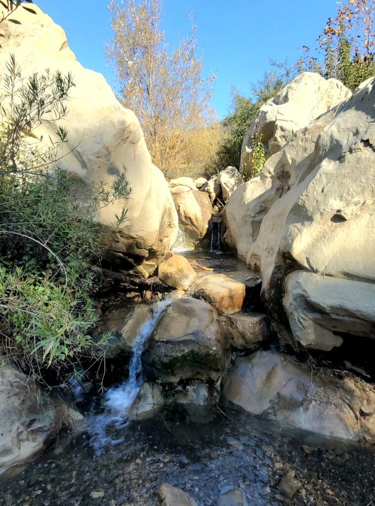 hiking in santa barbara waterfall