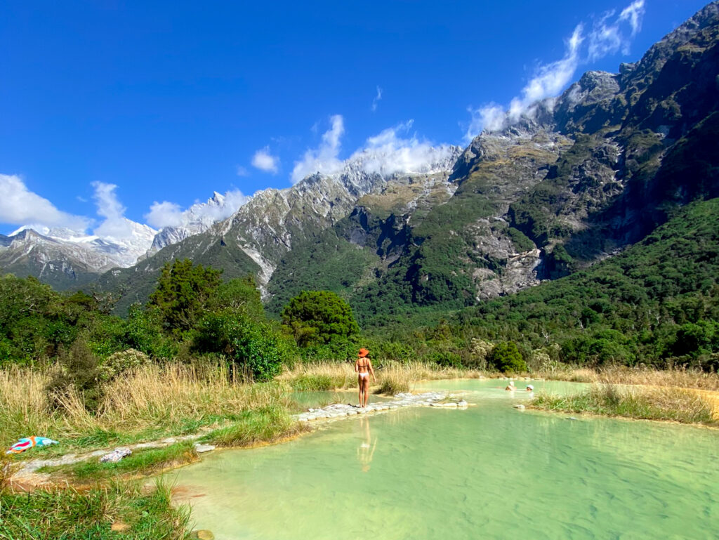 rock climbing trip welcome flat hot spring new zealand