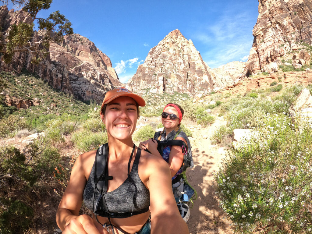 climb red rocks pine creek canyon mescalito