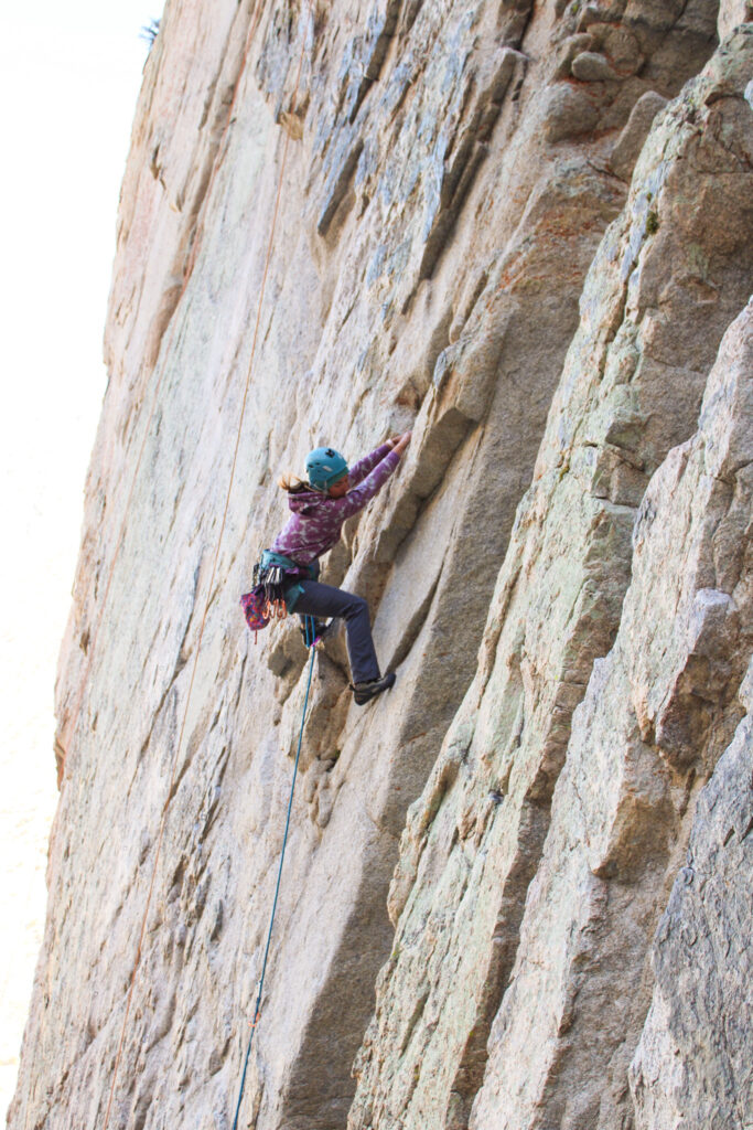 rock climbing in bishop