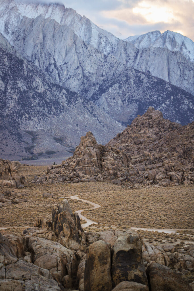 highway 395 road trip Alabama hills