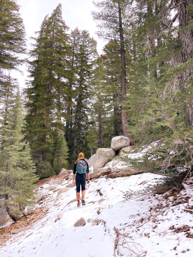 Yosemite national park hiking