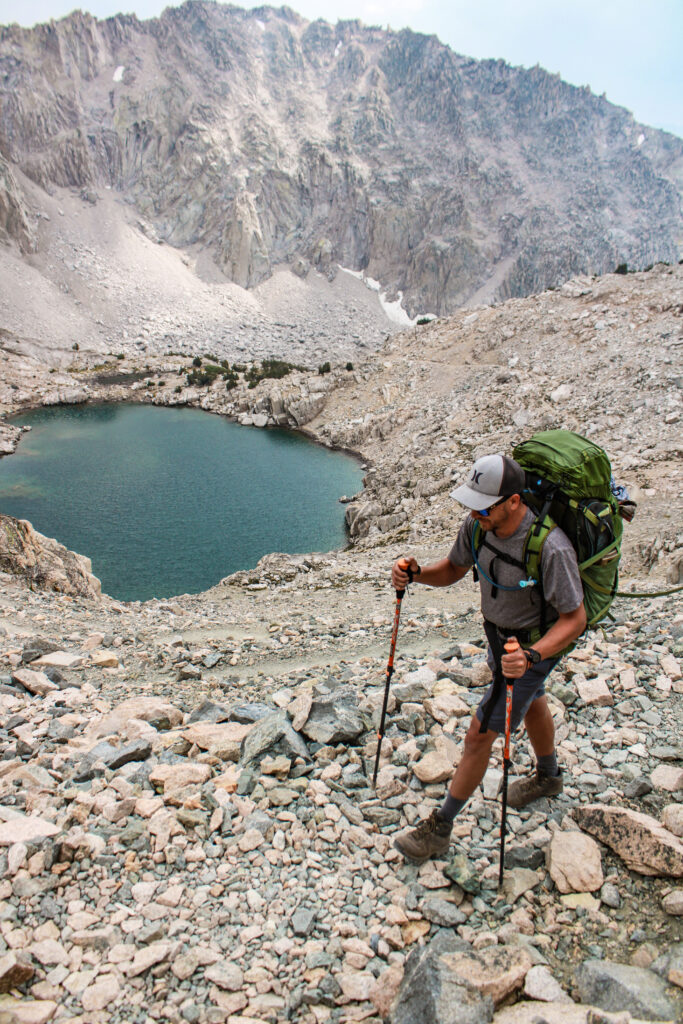glen pass kearsarge lakes to rae lakes