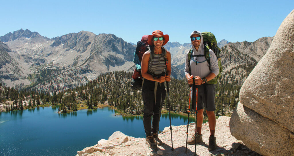 Kearsarge Lakes from Kearsarge Pass Trail