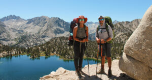 Kearsarge Lakes from Kearsarge Pass Trail